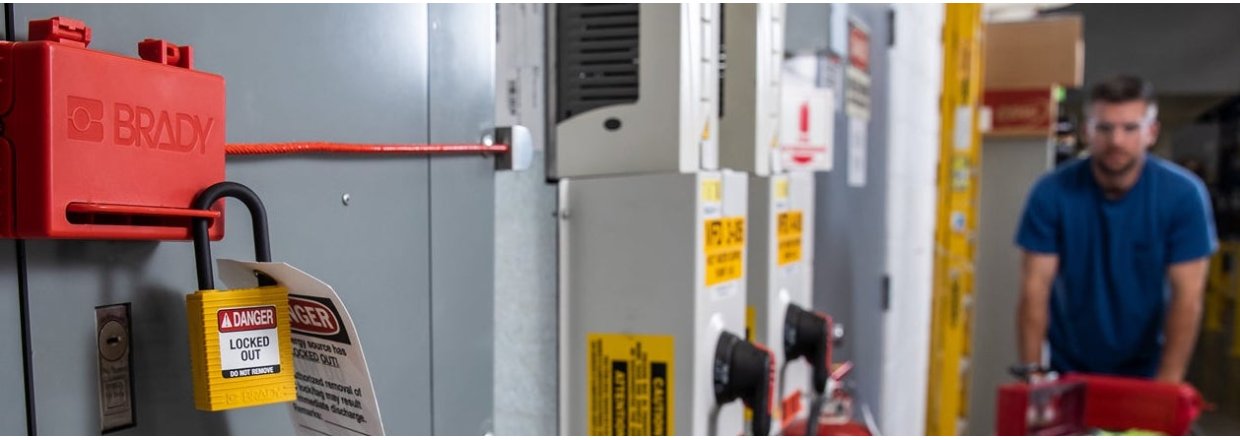 NYHED! Komplet lockout / tagout program fra Brady! 