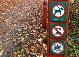 Naturstyrelsen skilte