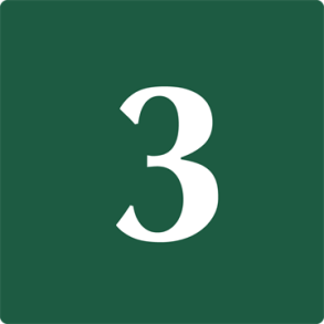 Skilt Naturstyrelsen 3 Lakeret Aluminium 10 x 10 cm NST03