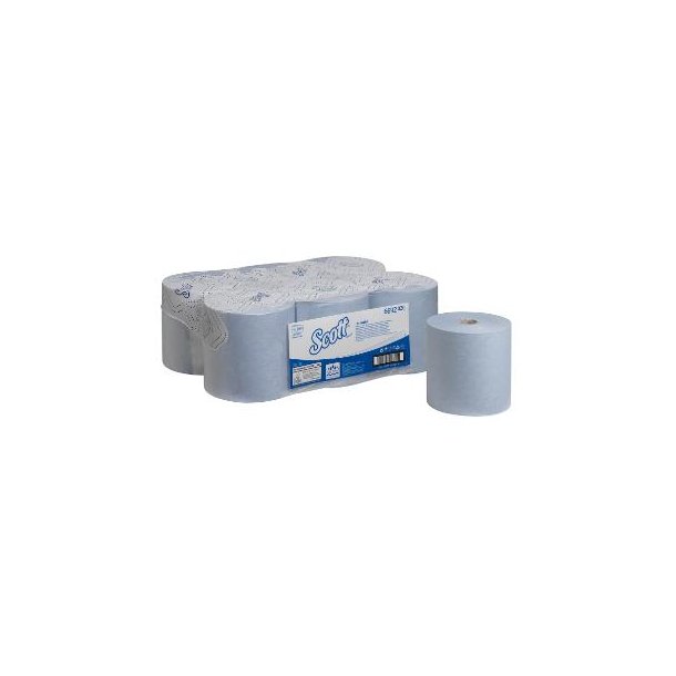 Kimberly-Clark 6692 H�ndkl�derulle Scott Essential Airflex bl� 350m 1 lags pk a 6 rl