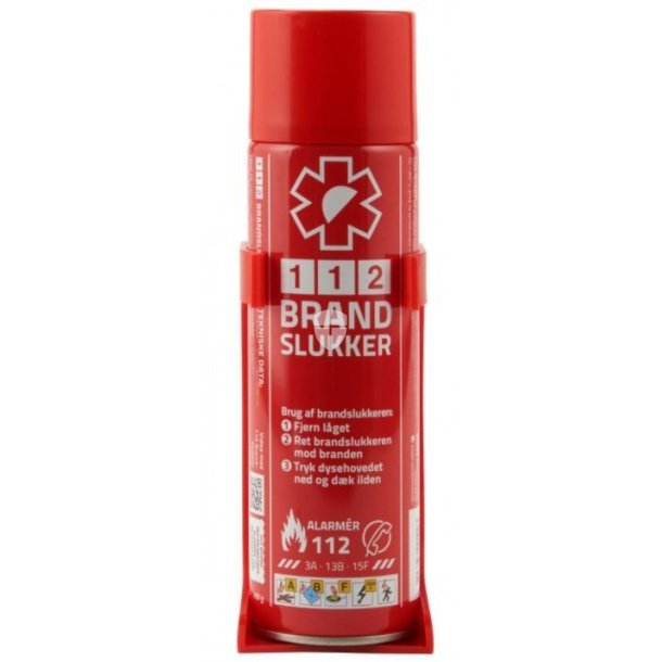 112 Brandslukker 400 ml med holder