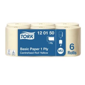 Tork Universal M2 Basic aftrringspapir 1 Lag 300m pk a 6 stk