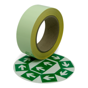 DENFOIL Efterlysende tape med 10 stk pile p ark 40mm x 10m