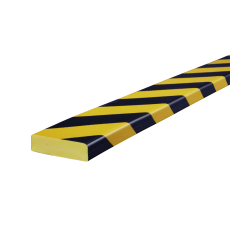 KNUFFI Kantbeskytter Profil S Freonfrit polyuretanskum Gul/Sort 