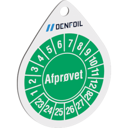 Skilt Drbeformet Brebrikke til kalibreringsmrker  35 mm 
