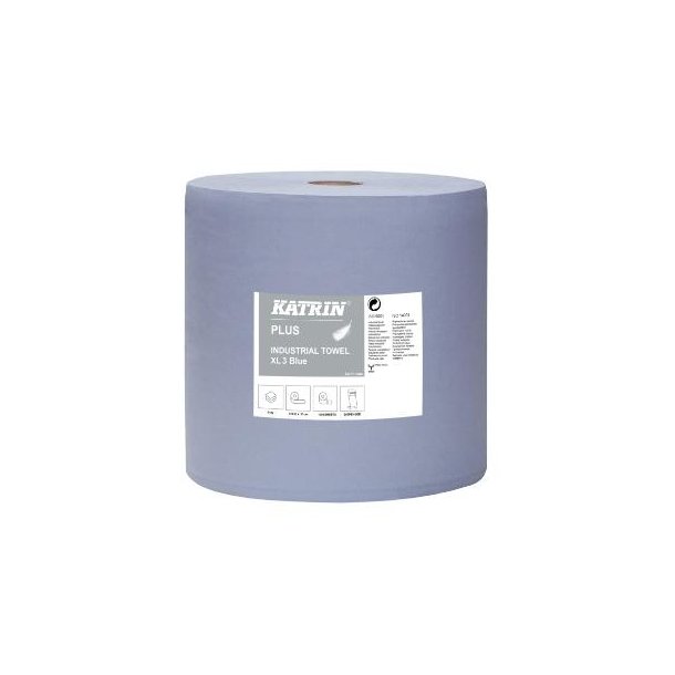 Katrin 447733 Plus XL3 Aft�rringsrulle bl� 370m b31cm 3 lag