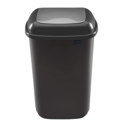Affaldsspand til sortering med vippelg sort 12 liter
