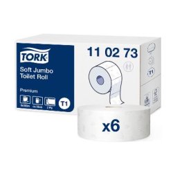 Tork Premium T1 Soft Jumbo 2 lags toiletpapir 360m pk a 6 stk