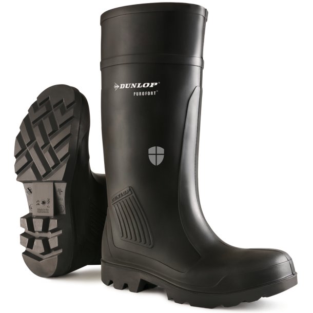 Dunlop Purofort PU Gummistvle Sort S5 CI