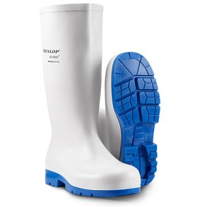 Dunlop Acifort Classic PVC Gummistvle O4 FO SRA Hvid