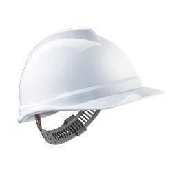 MSA V-Gard 500 Hjelm uden Ventilation Push-Key Indtrk