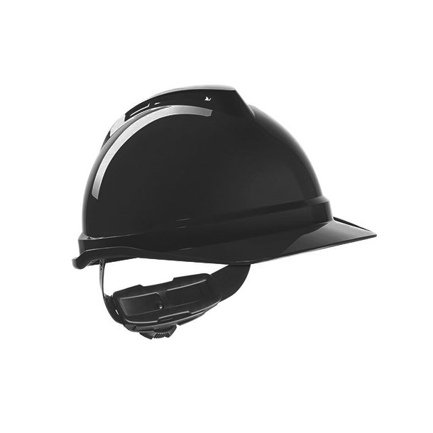 MSA V-Gard 500 Hjelm uden Ventilation Fas-Trac 3 H�ndhjul