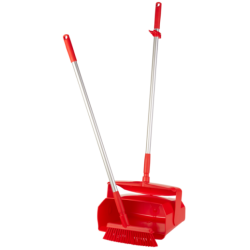 Vikan Fejebakkes�t i flere farver 24x37x117cm aluminium/polyester/PP/rustfrit st�l medium b�rsteh�r