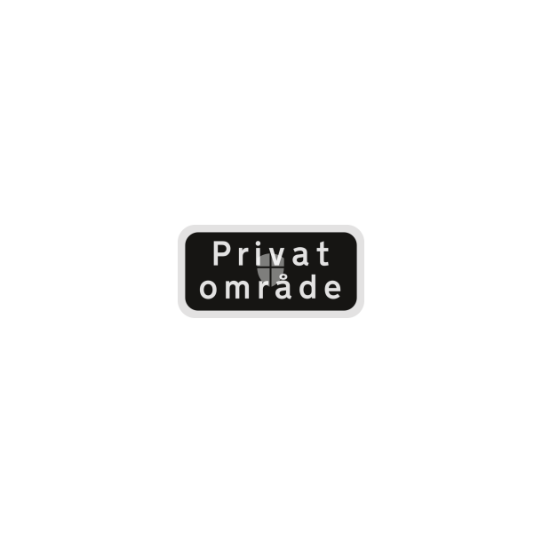 Skilt sort privatretlig Privat omrde