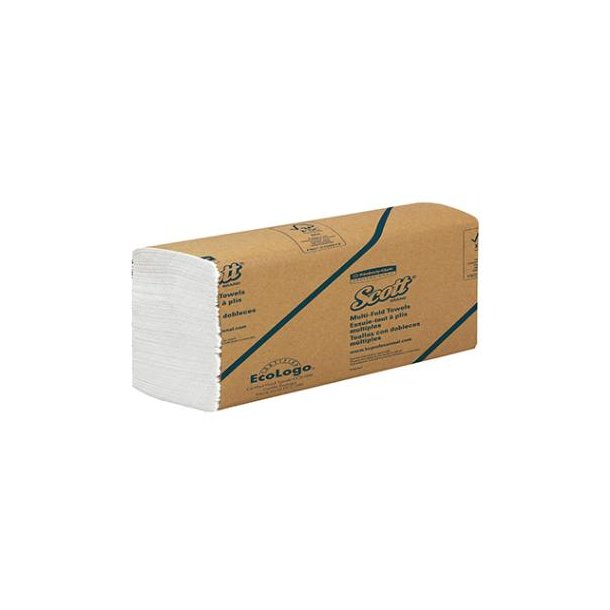 Kimberly-Clark 3749 H�ndkl�deark Scott Airflex Multifold hvid 200x240mm 1 lag