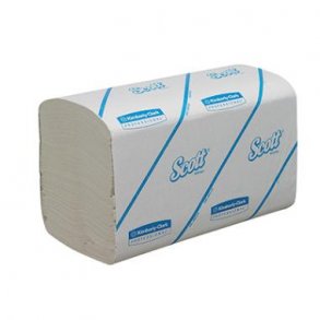 Kimberly-Clark 6663 Scott Hndkldeark hvid interfold 315x215mm 1 lag