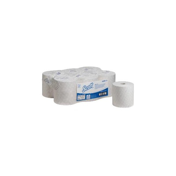 Kimberly-Clark 6691 H�ndkl�derulle Scott Essential Airflex hvid 350m 1 lags pk a 6 rl