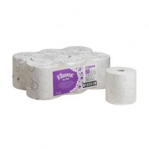 Kimberly-Clark 6692 Hndklderulle Kleenex Ultra Airflex hvid 150m 2 lags pk a 6 rl