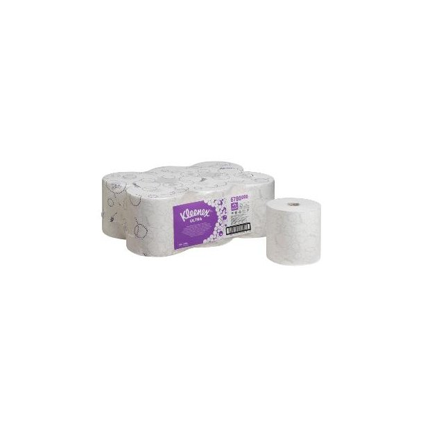 Kimberly-Clark 6692 H�ndkl�derulle Kleenex Ultra Airflex hvid 150m 2 lags pk a 6 rl