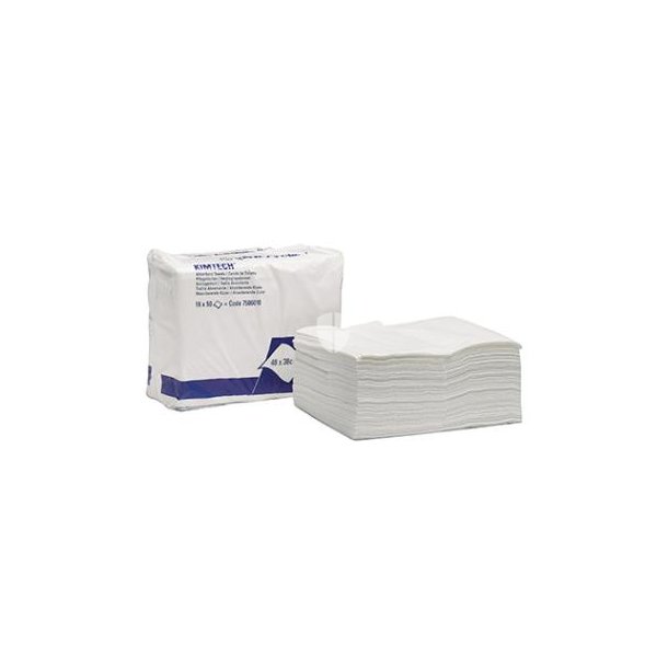 Kimberly-Clark 7506 Specialklud Kimtech absorberende Z fold hvid 480x380mm krt a 16 pk