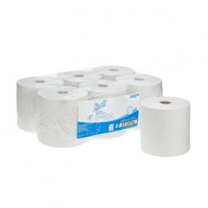 Kimberly-Clark 6692 Hndklderulle Scott Control Airflex hvid 300m 1 lag pk a 6 rl