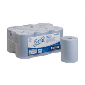 Kimberly-Clark 6696 Hndklderulle Scott Essential Slimroll Airflex bl 190m 1 lags pk a 6 rl
