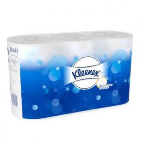Kimberly-Clark Kleenex 8441 hvid toiletpapir 72m 2 lag 6x6 rl