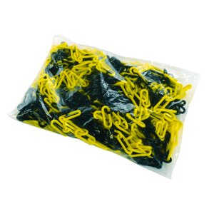 Afsprringskde Gul og Sort 6mm x 25m