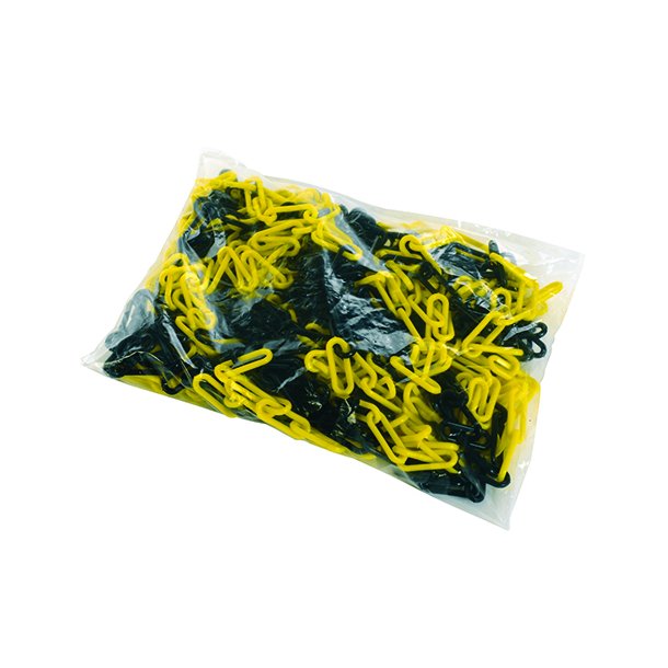 Afsp�rringsk�de Gul og Sort 6mm x 25m