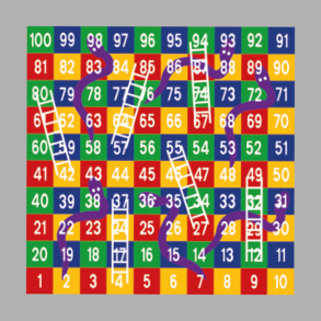 PREMARK Slange og stige 1-100 500 x 500 cm