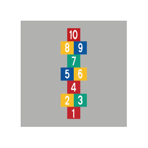 PREMARK Hinkerude lille 1-10 210 x 60 cm