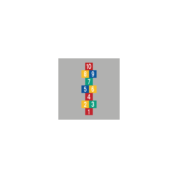 PREMARK Hinkerude lille 1-10 210 x 60 cm