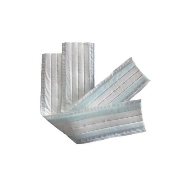 Taski Moppe Sum Plus Glide hvid mikrofiber engangs 40cm pk a 25 stk