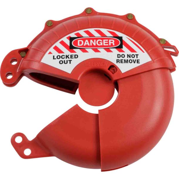 Brady Lockout Gate Valve justerbar r�d 25-190 mm