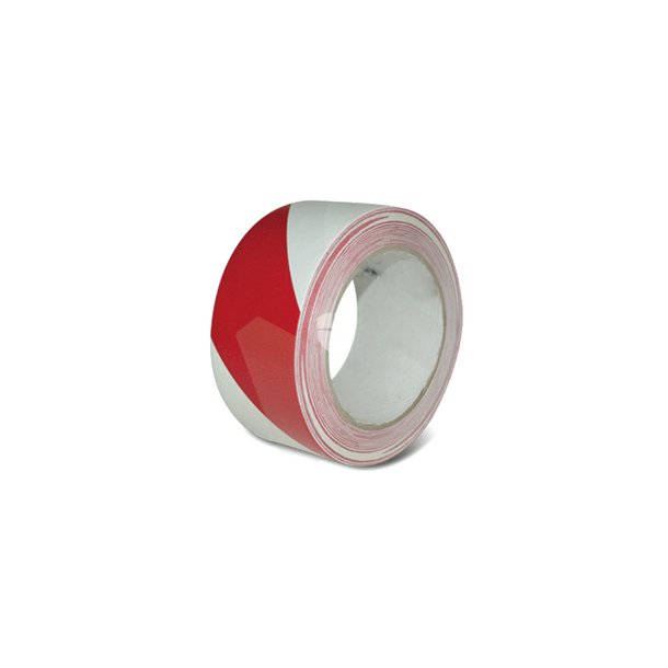 Gulvtape afmrkning Rd Hvid 33m x 5cm