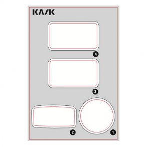 KASK Transparante Stickers til Zenith