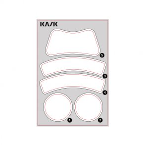 KASK Transparante Stickers til Plasma hjelme