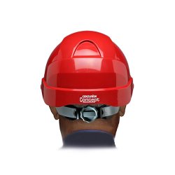 Centurion Concept Hjelm med Ventilation og Lang Skygge og hndhjul