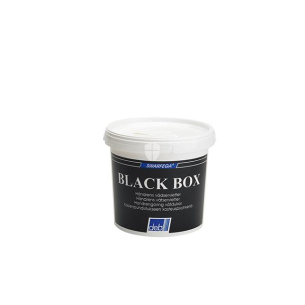Deb Swarfega Black Box hndrens servietter Box 150 pk a 4 stk