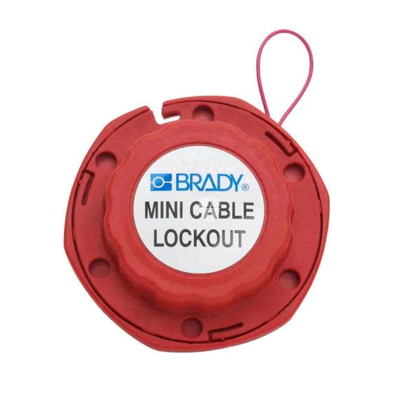 Brady Lockout Mini kabel stl rd
