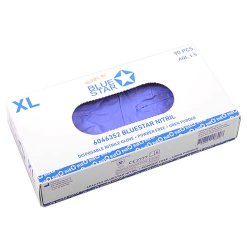 BlueStar Nitril Engangshandske pk a 90-100 stk