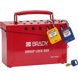 Brady Lockout Box Portable Metal Group boks LOTO-18