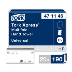 Tork Universal H2 Xpress Multifold Hndkldeark pk a 20