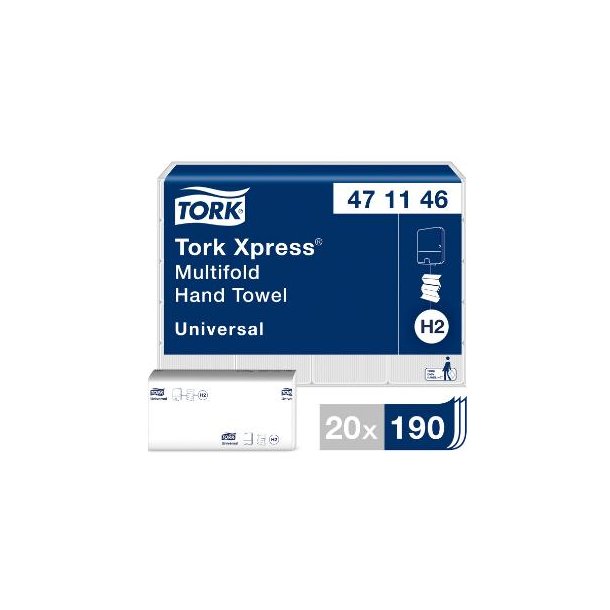 Tork Universal H2 Xpress Multifold H�ndkl�deark pk a 20