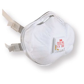 3M 8835+ stvmaske indvendig ttningskant og ventil FFP3 R D pk a 5 stk