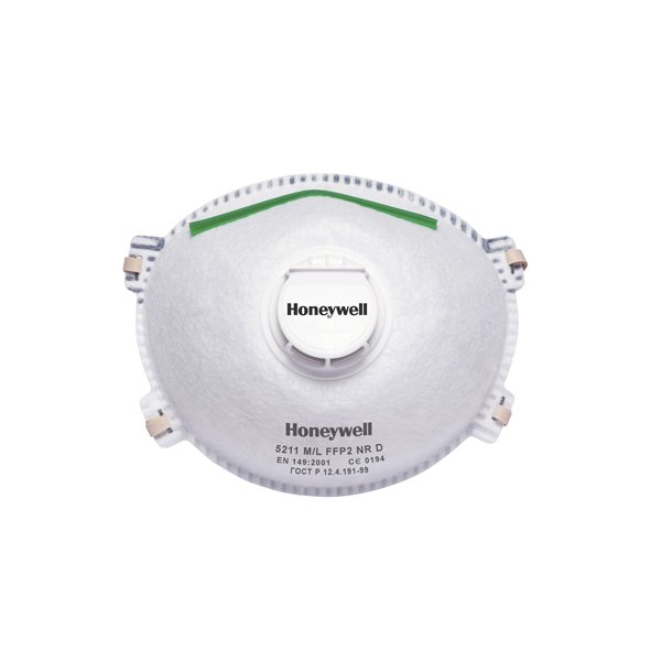 Honeywell 5211 FFP2D Filtermaske med ventil pk a 20 stk