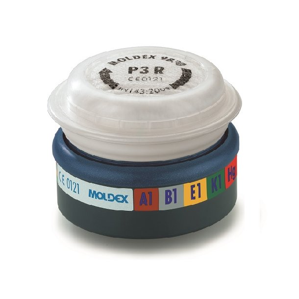 Moldex 7000/9000 Kombinationsfilter A1B1E1K1HG P3 pk a 2 stk