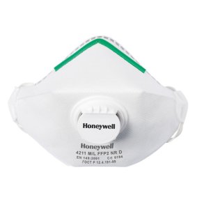 Honeywell 4211 FFP2D Flat Filtermaske med ventil pk a 10 stk