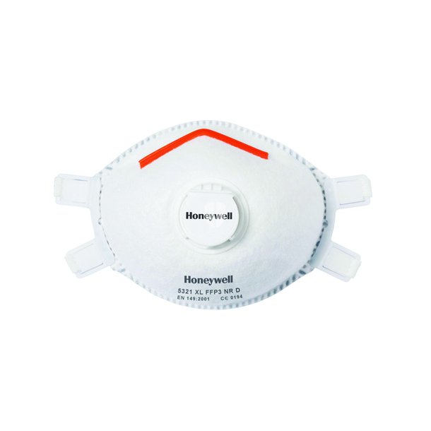 Honeywell 5321 FFP3D Filtermaske med ventil pk a 5 stk