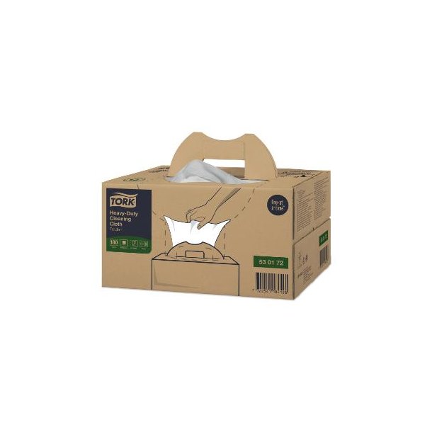 Tork Handy Box W7 Kraftig aft�rringsklud pk a 180 ark